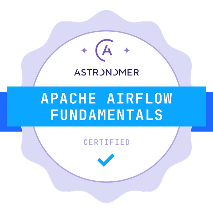 Badge Apache Airflow Fundamentals