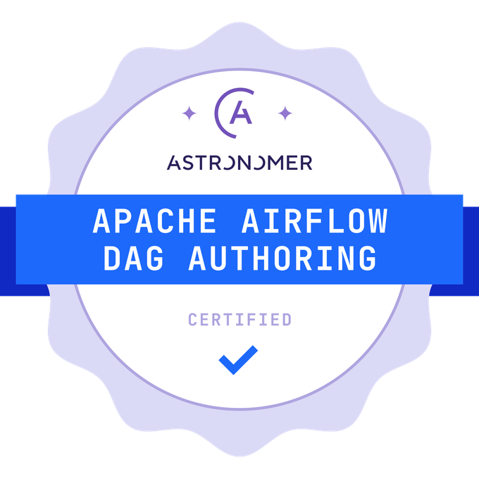 Badge Apache Airflow DAG Authoring